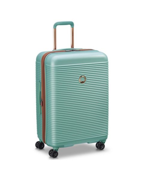 Чемодан Delsey Paris Delsey Freestyle 24" Expandable Spinner Upright Suitcase, цвет: Миндальный