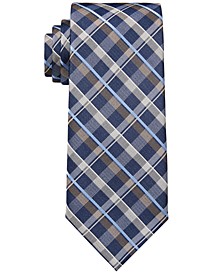 Men's Classic Square Plaid Tie