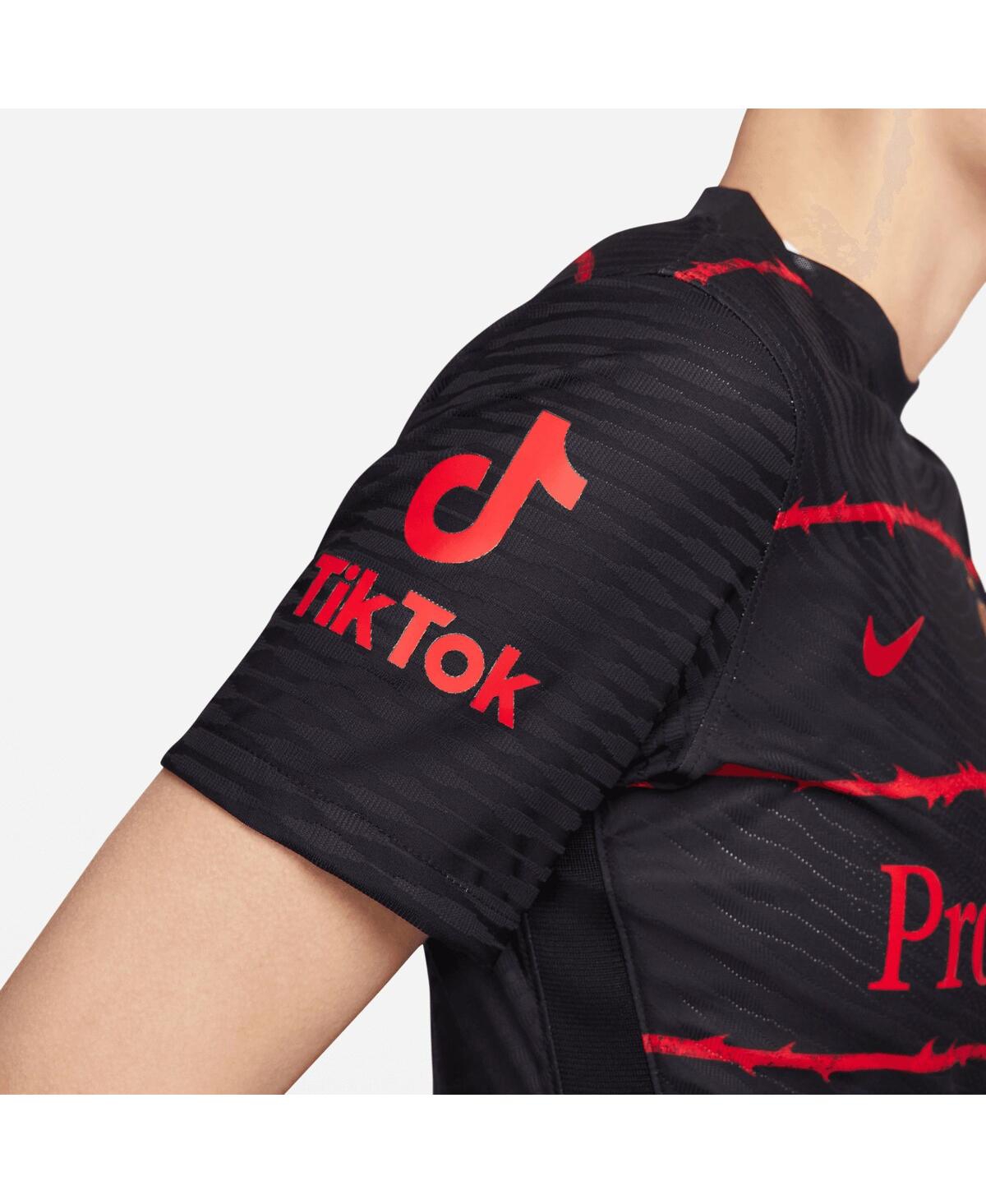 Women's NikePortland Thorns Fc 2021/22 Authentic Home Match Jersey - Black