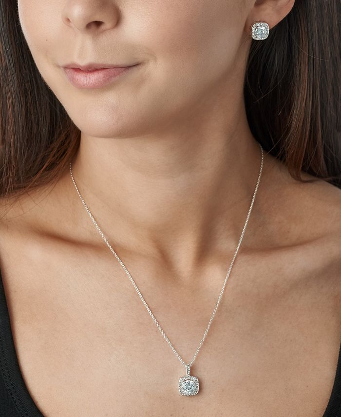 Macy's cubic zirconia hotsell necklace