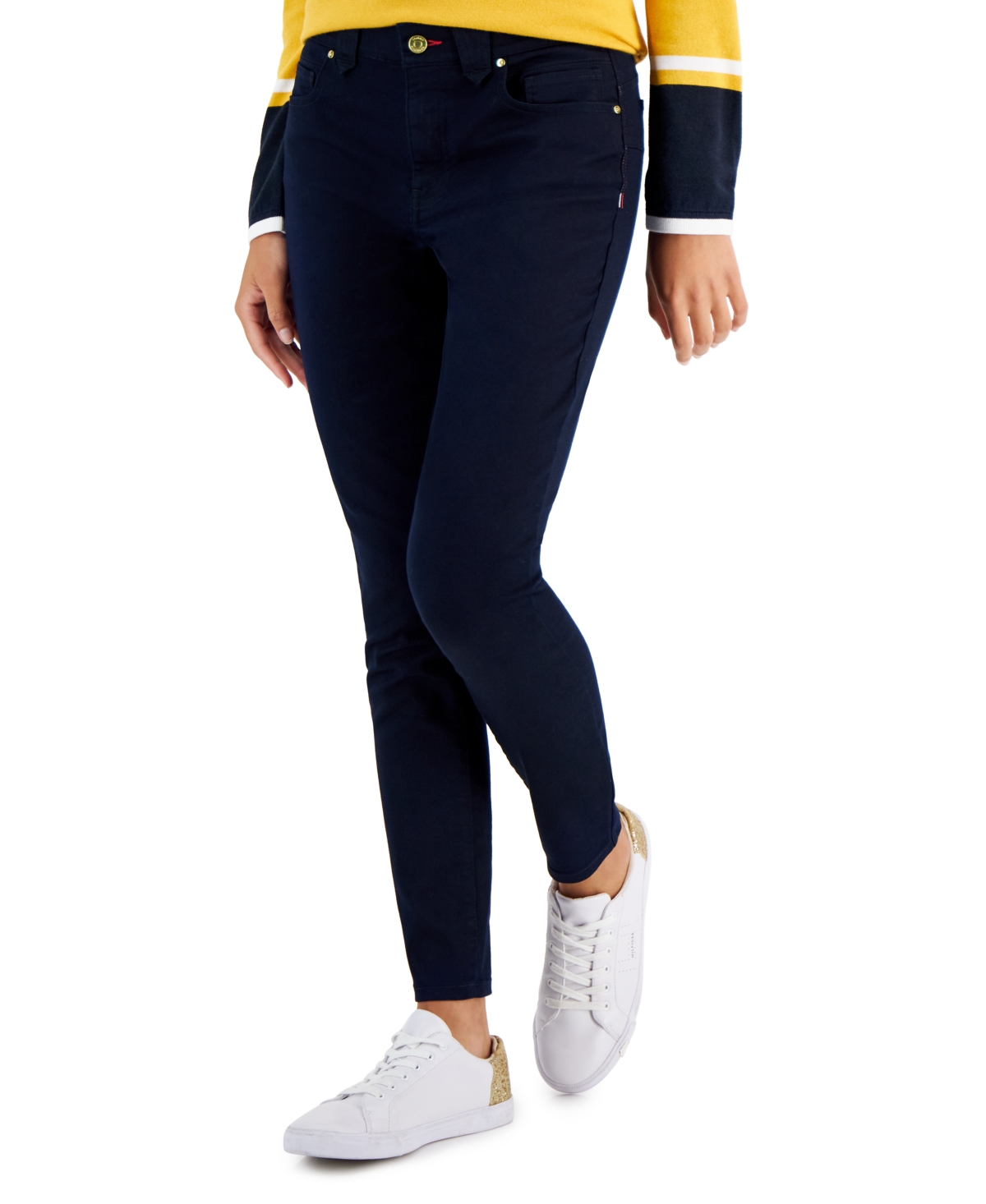 Women's Th Flex Waverly Sateen Skinny Pants - Sky Captain