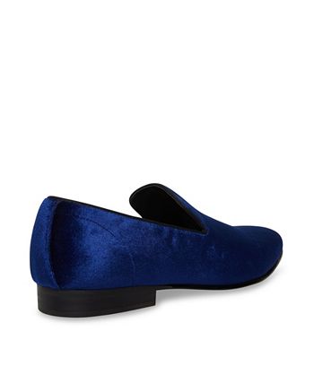 Steve Madden Men's Mixin Snake Velvet Smoking Slipper