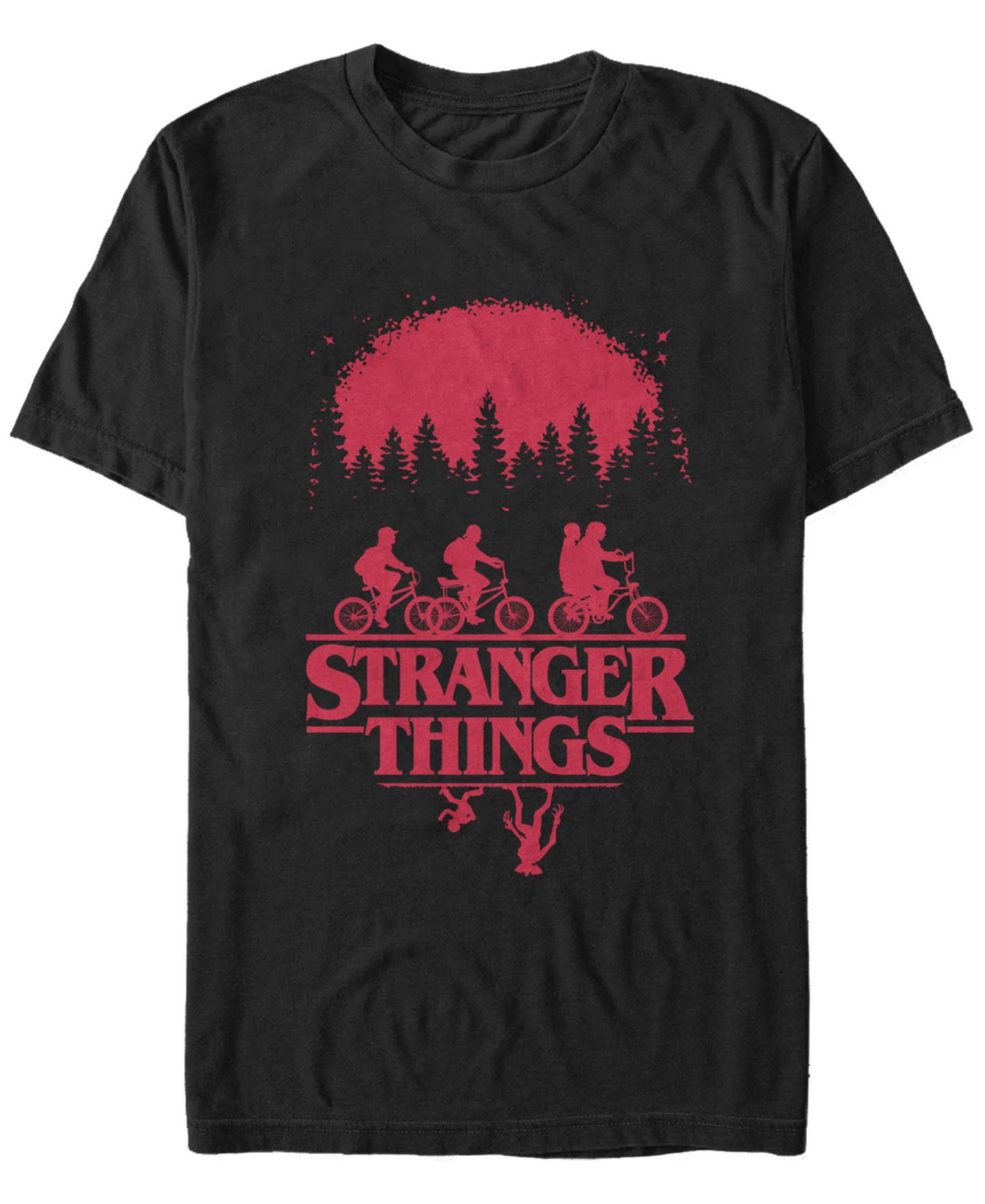Мужская футболка Fifth Sun Stranger Things Simple Poster Short-Sleeve, цвет: Чёрный — фото 2