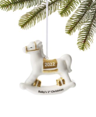 Holiday Lane - Baby's First 2021 Rocking Horse Ornament