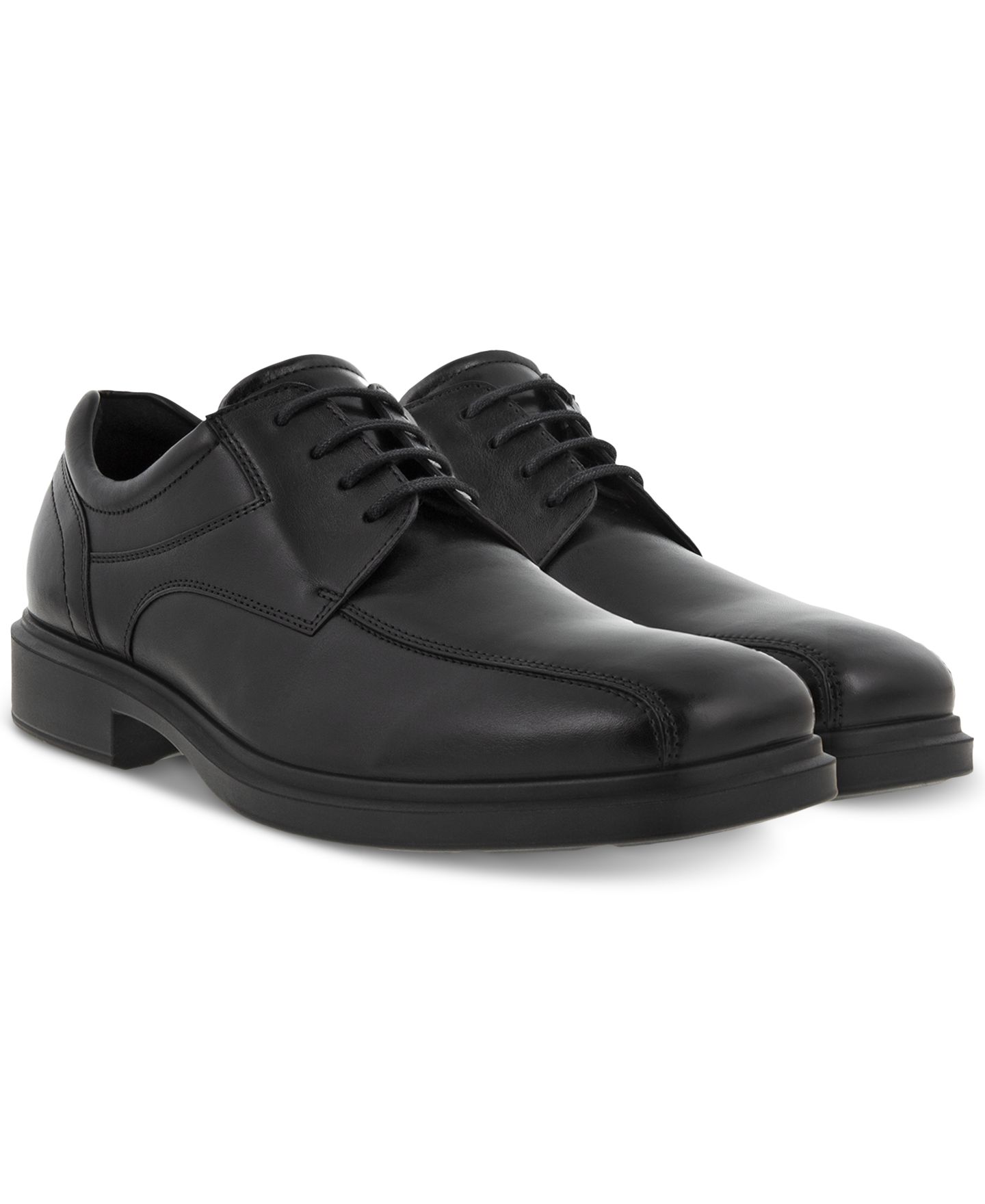 Обувь Ecco Men's Helsinki 2 Bike-Toe Oxfords, цвет: Чёрный — фото 7