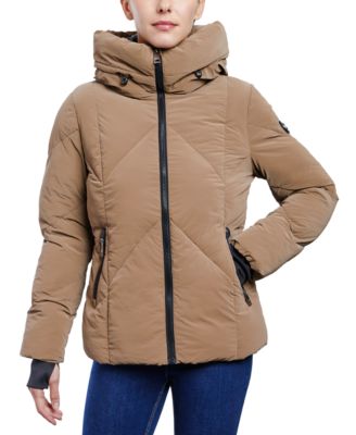Michael Kors Women's Shine Hooded Puffer Coat & Reviews - Coats & Jackets -  Women - Macy's