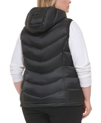 Plus Size Packable Hooded Puffer Vest, Created for Macy's