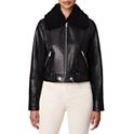 Collection B Juniors' Sherpa-Collar Faux-Leather Moto Jacket (2 colors)
