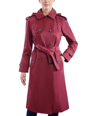 london fog women's petite short trench coat