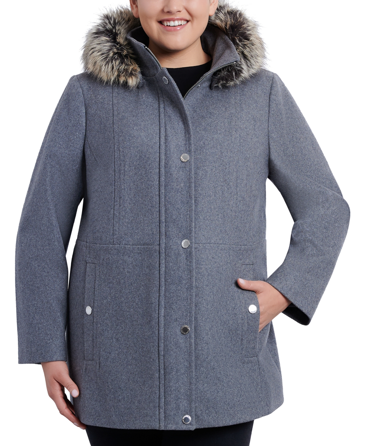 London fog shop hooded walker coat