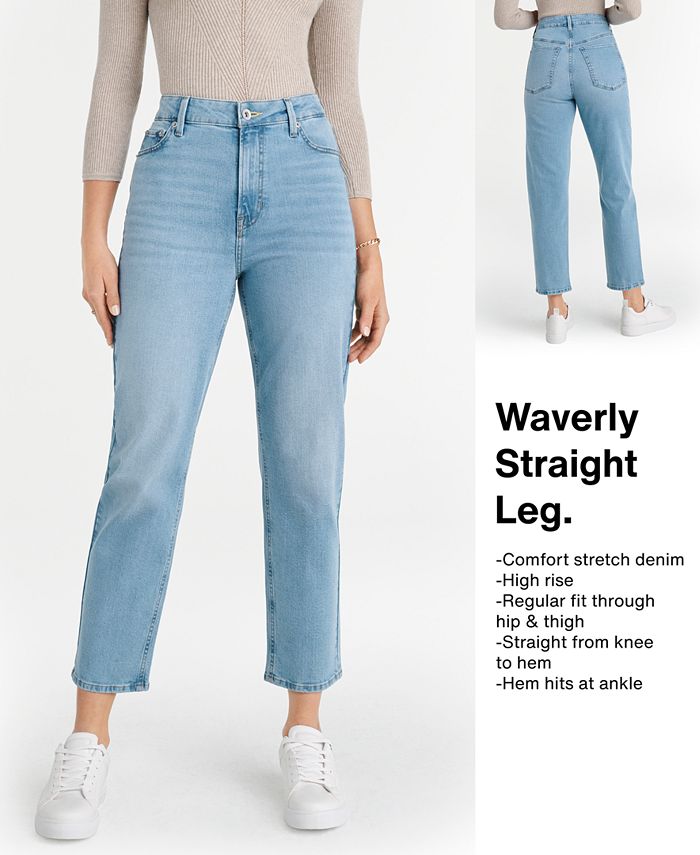 DKNY Jeans Waverly Straight-Leg Jeans & Reviews - Jeans - Women - Macy's