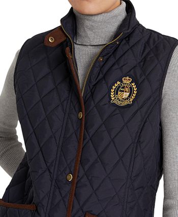 Lauren Ralph Lauren Women's Crest Quilted Vest & Reviews - Coats & Jackets  - Women - Macy's