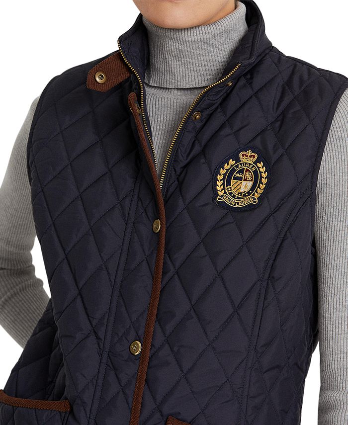 Lauren Ralph Lauren Women's Crest Quilted Vest & Reviews Coats & Jackets Women Macy's