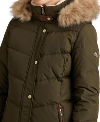 macys ralph lauren down coat