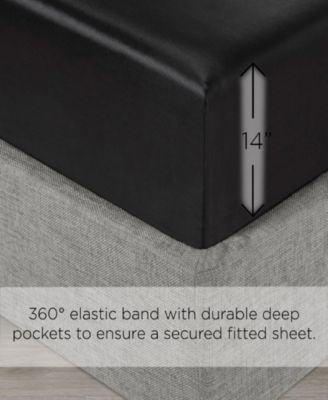 Satin 3-Pc. Sheet Set, Twin