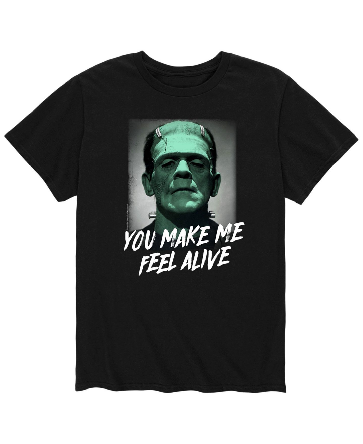 Мужская футболка AIRWAVES Universal Classic Monster Feel Alive, цвет: Чёрный — фото 1