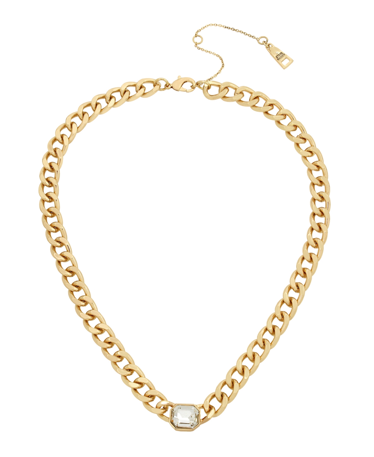 Steve Madden Women's Stone Collar Necklace In Crystal