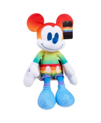 Disney CLOSEOUT! Pride Mickey Large Plush with Rainbow Shorts Macy's - Main Image