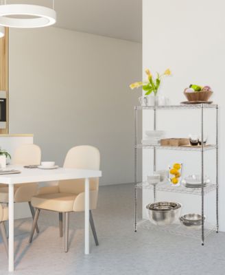 4-Tier Steel Wire Shelf