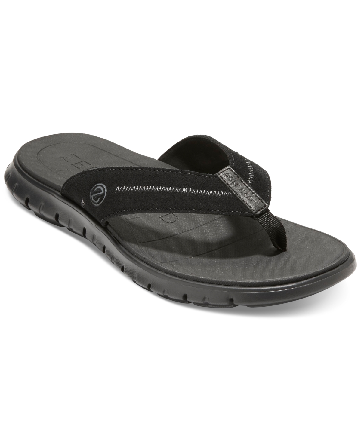 Cole Haan Men's Zerãgrand Thong Sandal In Black