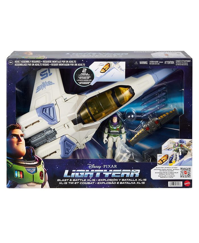 Mattel Disney Pixar Lightyear Toy Vehicle, Blast and Battle XL-15 ...