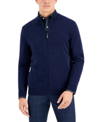 Club Room - Men's Full-Zip Cashmere Sweater