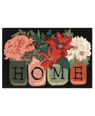 Liora Manne Frontporch Holiday Home Area Rug In Black