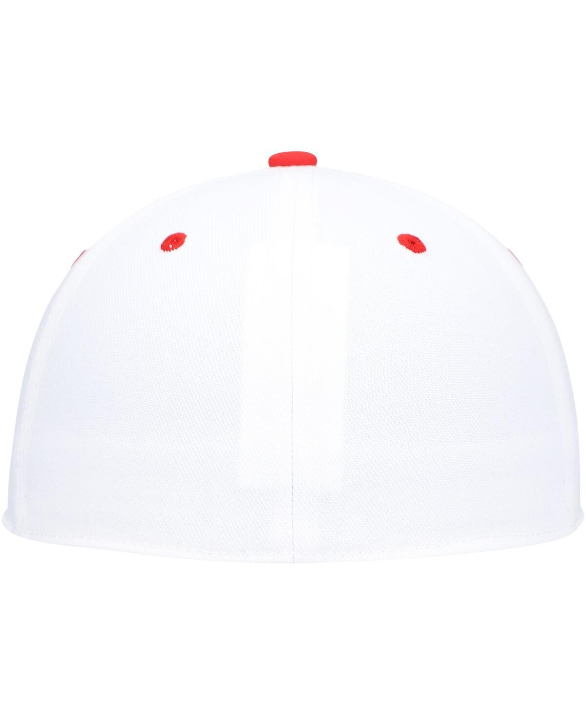 Men's adidasIndiana Hoosiers On-Field Baseball Fitted Hat - White