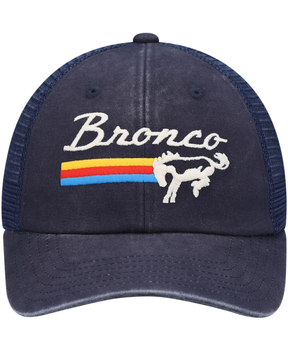 AMERICAN NEEDLE MEN'S AMERICAN NEEDLE NAVY FORD BRONCO AUTO RAGLAN BONES ADJUSTABLE HAT 