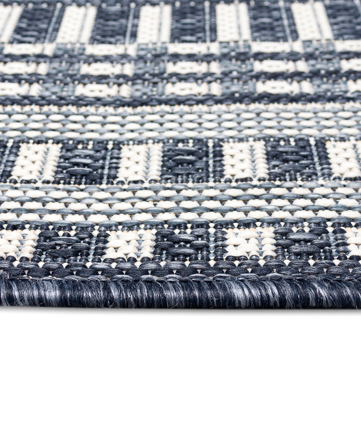 Liora Manne' Malibu Etched Border 6'6" x 9'3" Outdoor Area Rug