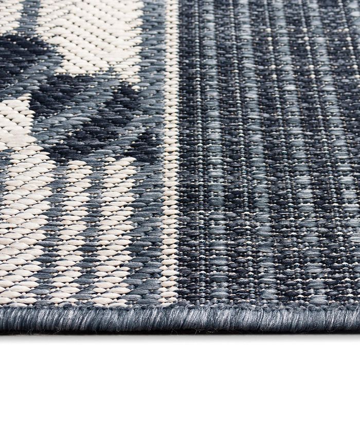 Liora Manne' Malibu Sweet Bees 7'10" x 7'10" Square Outdoor Area Rug