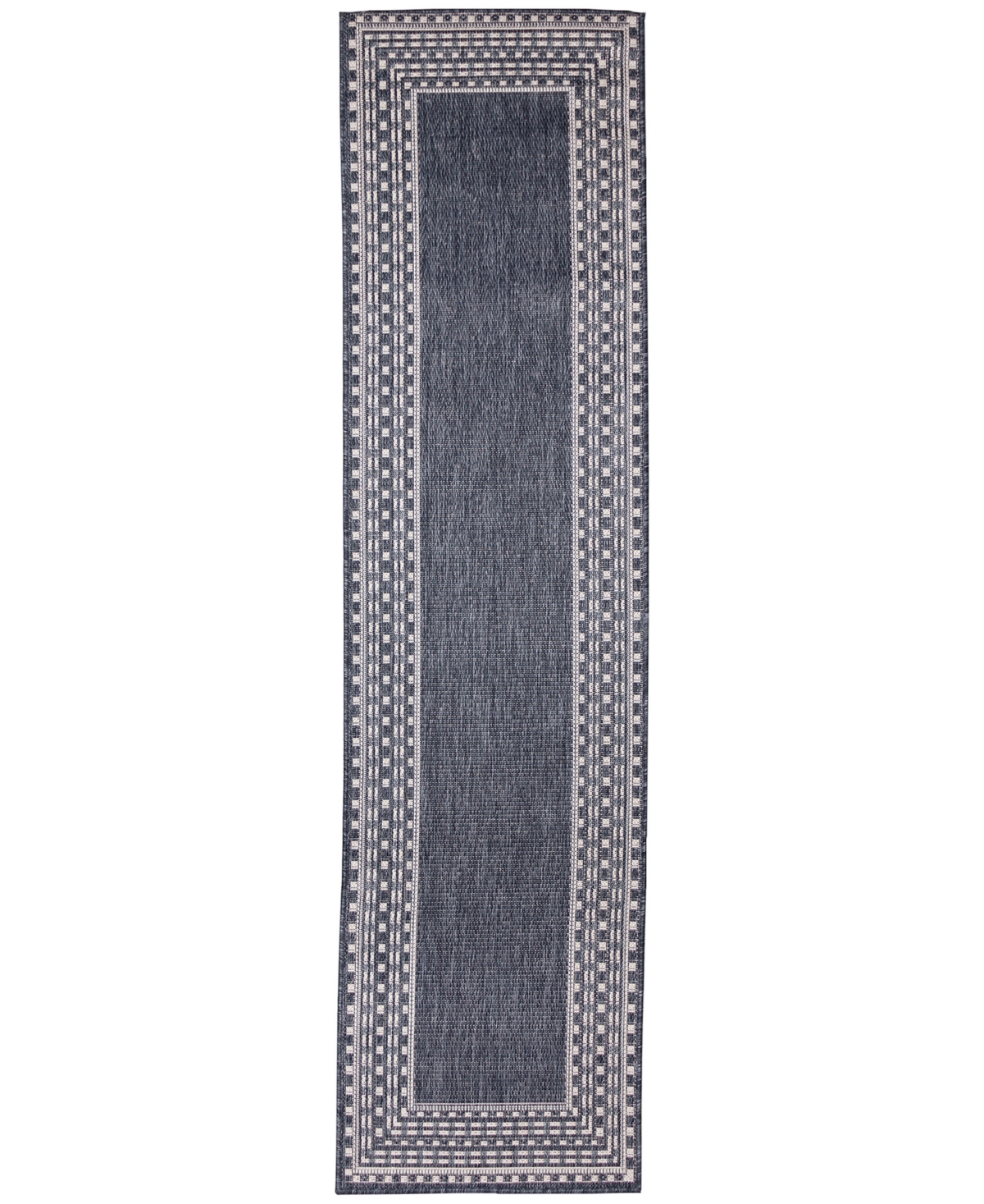 Liora Manne' Malibu Etched Border Runner Outdoor Area Rug