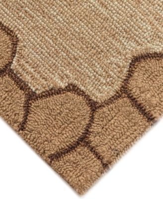 Frontporch Honeycomb Bee 5' x 7'6" Outdoor Area Rug