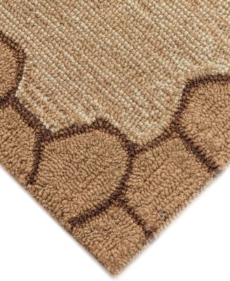 Frontporch Honeycomb Bee 3'6" x 5'6" Outdoor Area Rug