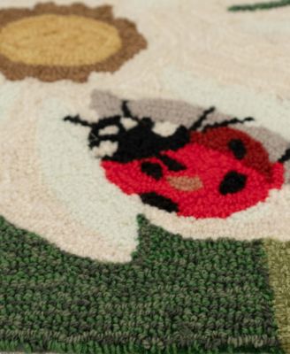 Frontporch Ladybugs 2'6" x 4' Outdoor Area Rug