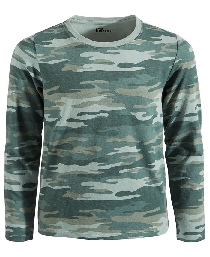 Epic Threads Little Girls Camo Print Top Created For Macy s Macy s