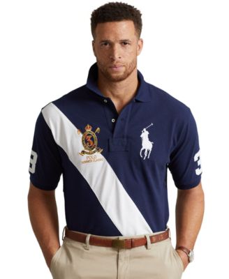 Large pony polo shirt best sale