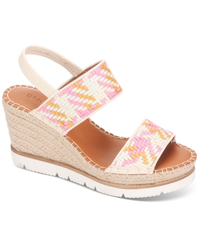 Gentle Souls by Kenneth Cole Elyssa Two Band Wedge Sandals Macy s