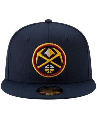 Men's Navy Denver Nuggets official Team Color 9Fifty Adjustable Snapback Hat