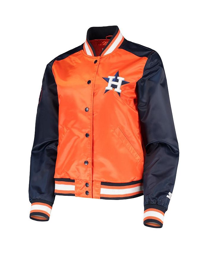Starter Women's Orange Houston Astros The Legend FullSnap Jacket Macy's
