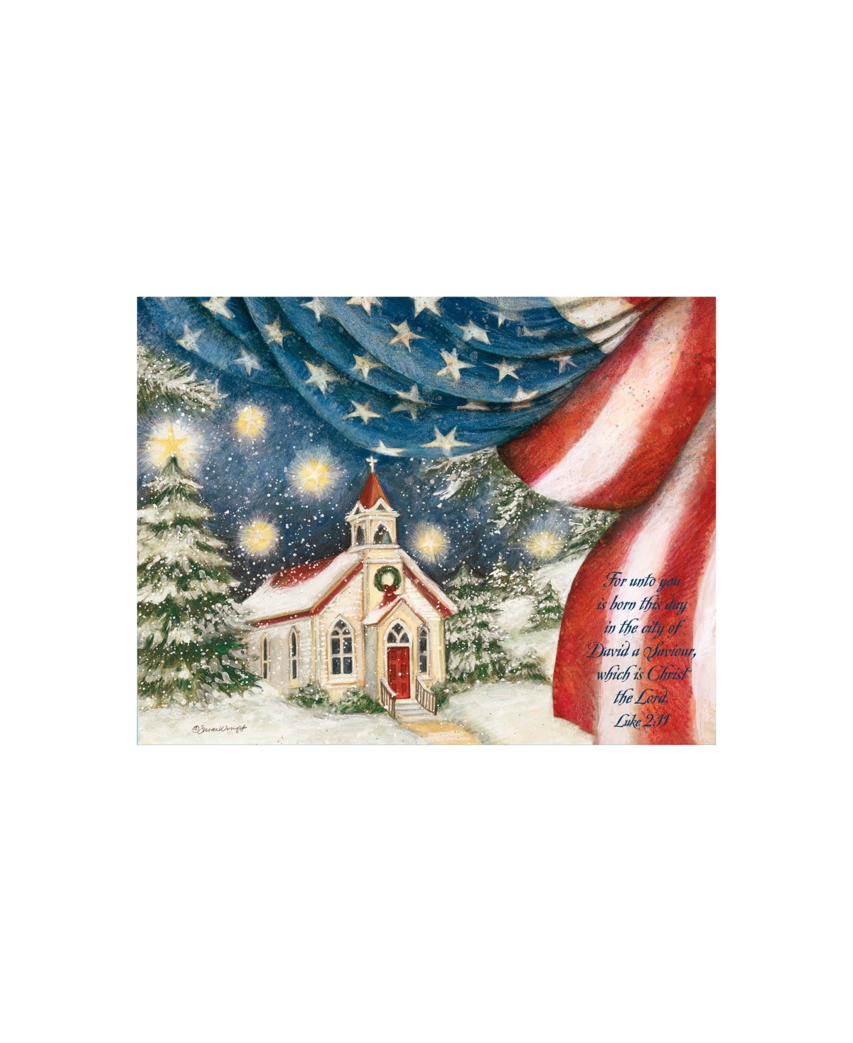 All American Christmas Boxed Cards - Multi