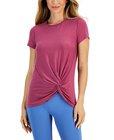 Women's Side-Knot T-Shirt, Created for Macy's