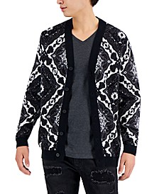Men's Dio Tapestry Cardigan, Created for Macy's 