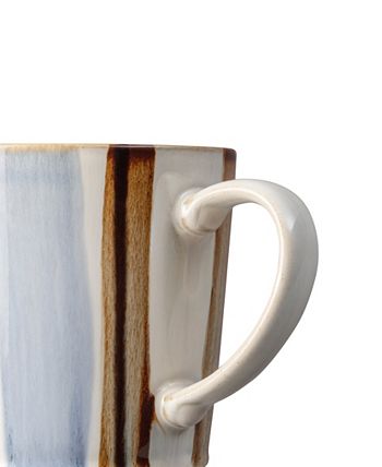 Denby - Brown Stripe Painted Large Mug