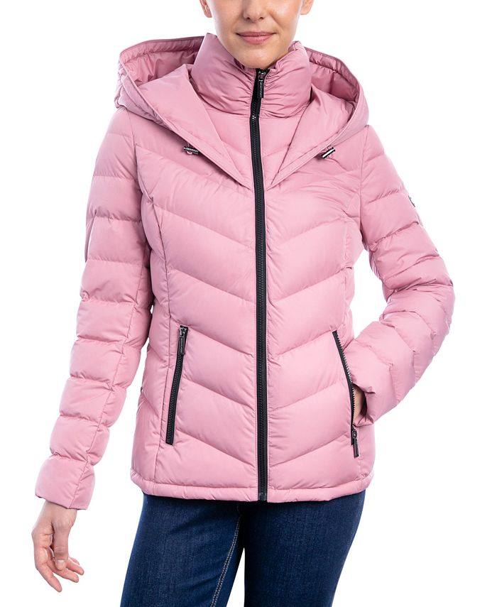 Michael Kors Women's Hooded Down Puffer Coat, Created for Macy's & Reviews  - Coats & Jackets - Women - Macy's