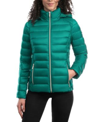 MICHAEL Michael Kors Women s Hooded Packable Down Puffer Coat Created for Macy s Macy s