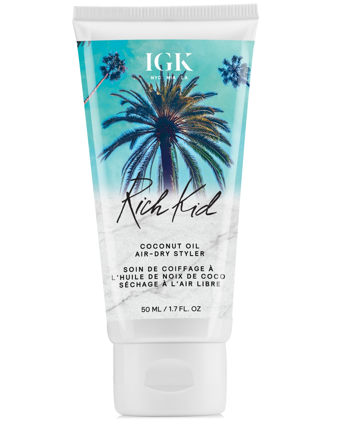 Igk Hair Rich Kid Coconut Oil Air-dry Styler - Travel Size In No Color