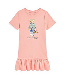 Toddler Girls Polo Bear Jersey T-shirt Dress