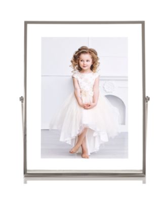 Metal Easel Float Picture Frame, 5" x 7"