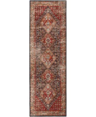 Jericho Washable JC9 2'6" x 10' Runner Area Rug